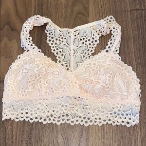 light pink aerie bralette